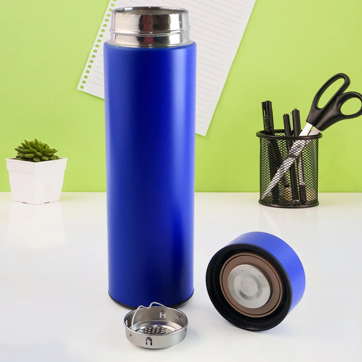 Blue Vacuum Insulated Water Bottle (1 Pc 500ml) - Zidbik