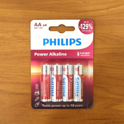Aa Alkaline Batteries 4 Piece Pack - Zidbik