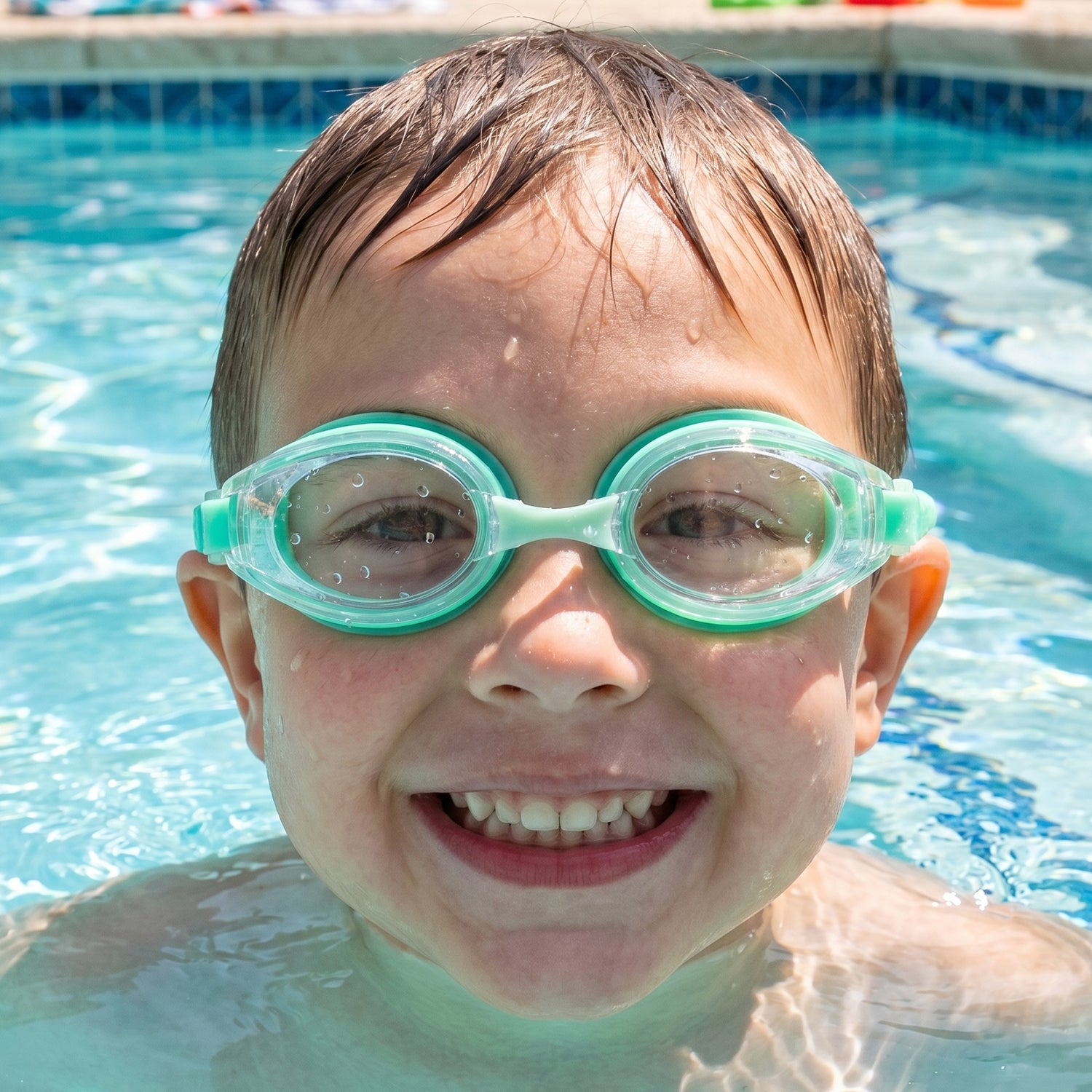 Kids Anti-fog Swimming Goggles With Adjustable Strap And Leak-proof Design  1 Pc