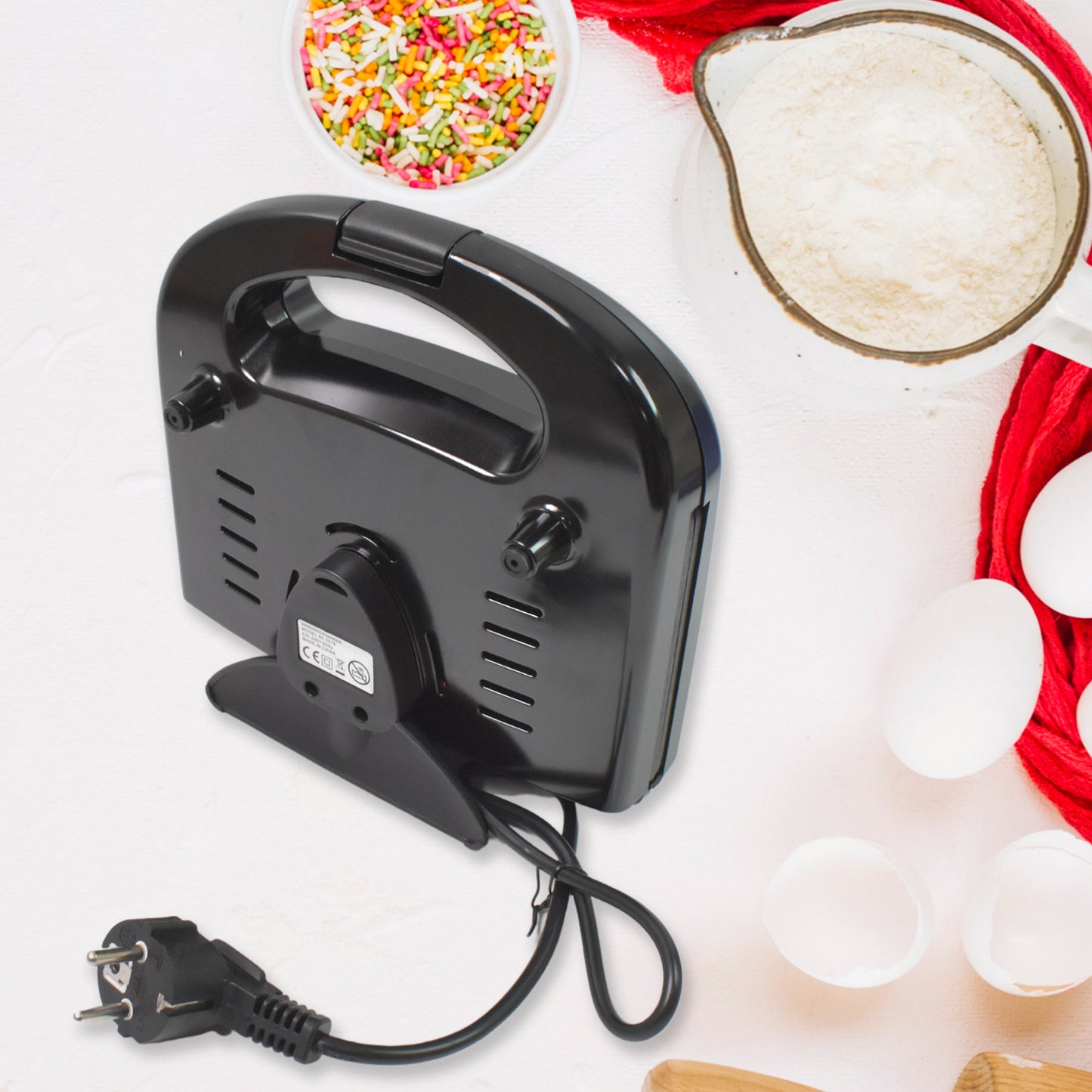 2819 Sandwich Maker Makes Sandwich Non-stick Plates Easy To Use With Indicator Lights - Zidbik