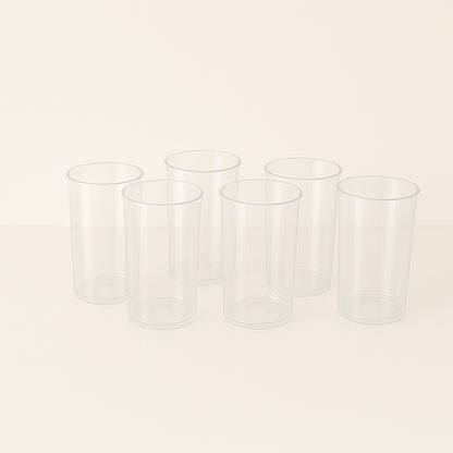 Supermom Martini Clear Glass Set (6 Pc) - Zidbik