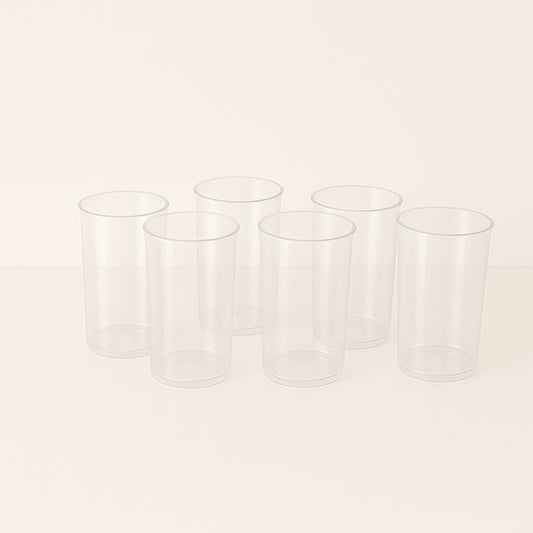 Supermom Martini Clear Glass Set (6 Pc) - Zidbik
