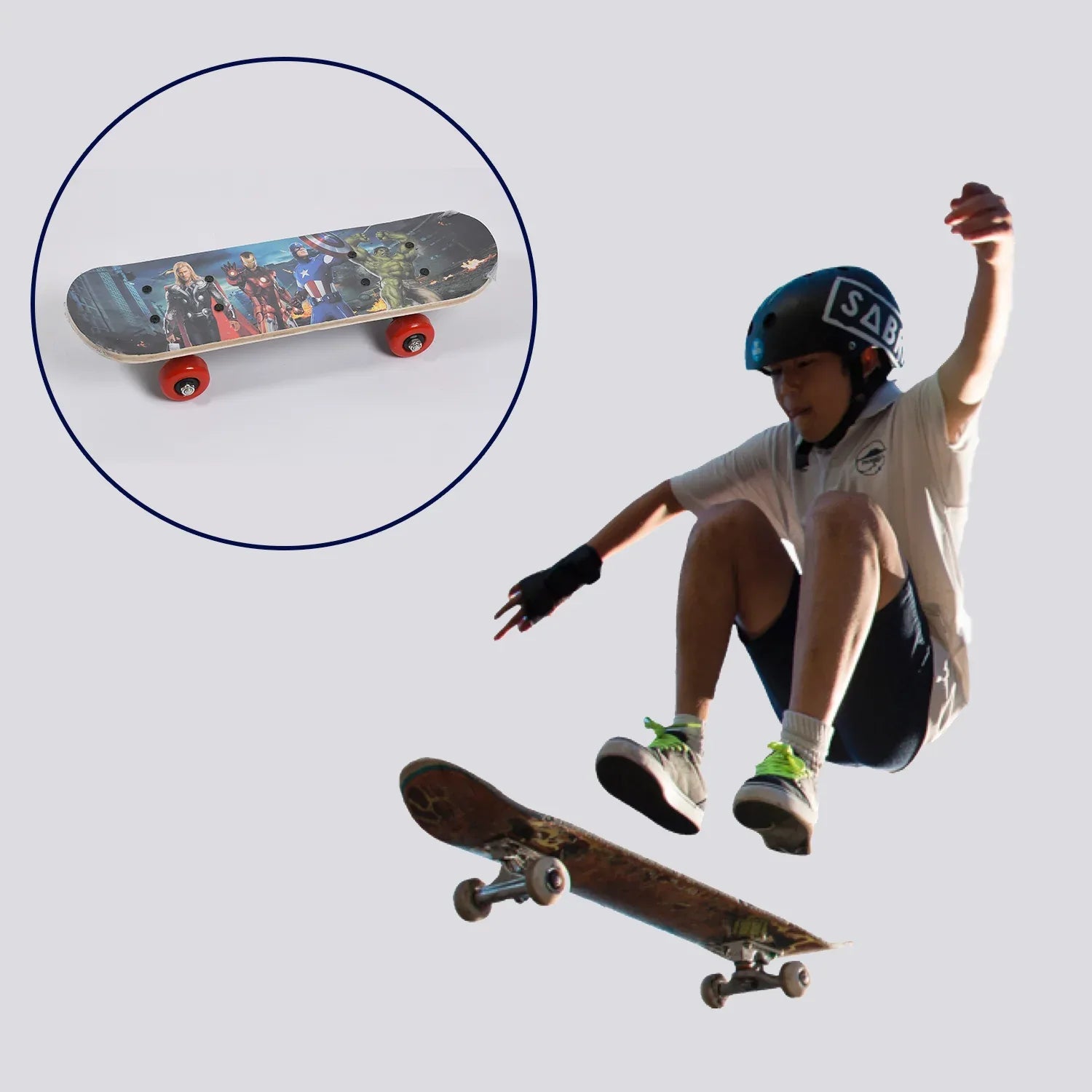 8042 Wood Skateboard Skating Board Lightweight Board Cool Skate Board For Beginnerkidsteensadult And Return Gift Item - Zidbik