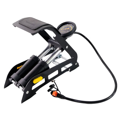 1691 Portable High Pressure Foot Air Pump Compressor For Car And Bike - Zidbik