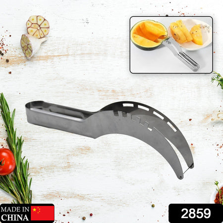 2047l Stainless Steel Watermelon Cantaloupe Slicer Knife Corer Fruit Vegetable Tools Kitchen - Zidbik