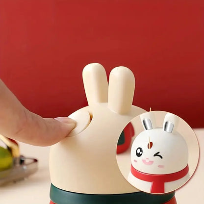 8842 Rabbit Shape Toothpick Dispenser Pressing Small Size Accessory Durable Red Home Garden Kitchen Dining Bar Kitchen Storage Organization Racks Holders Dining Room Table Decoration (1 Pc ) - Zidbik