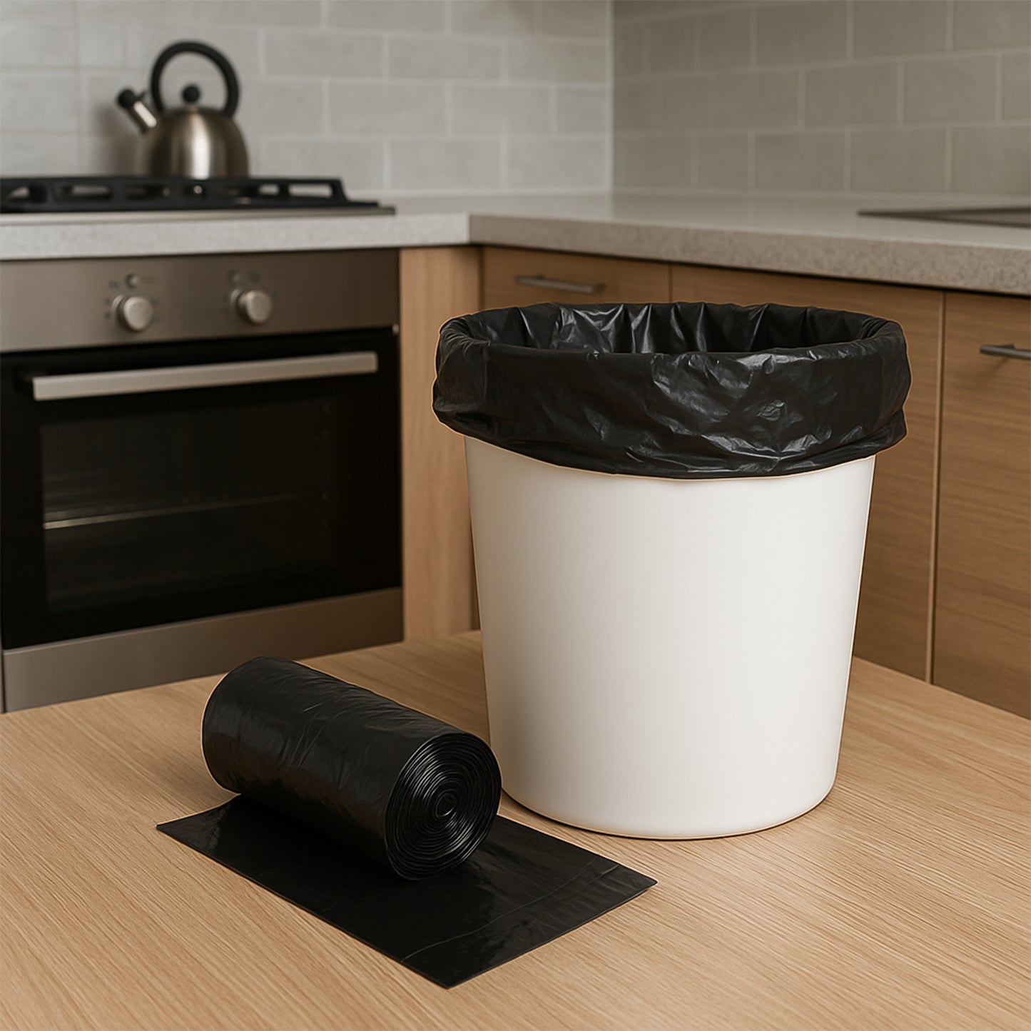 Garbage Bags Roll 45 X 45 Cm (1 Pc  Mix Color) - Zidbik