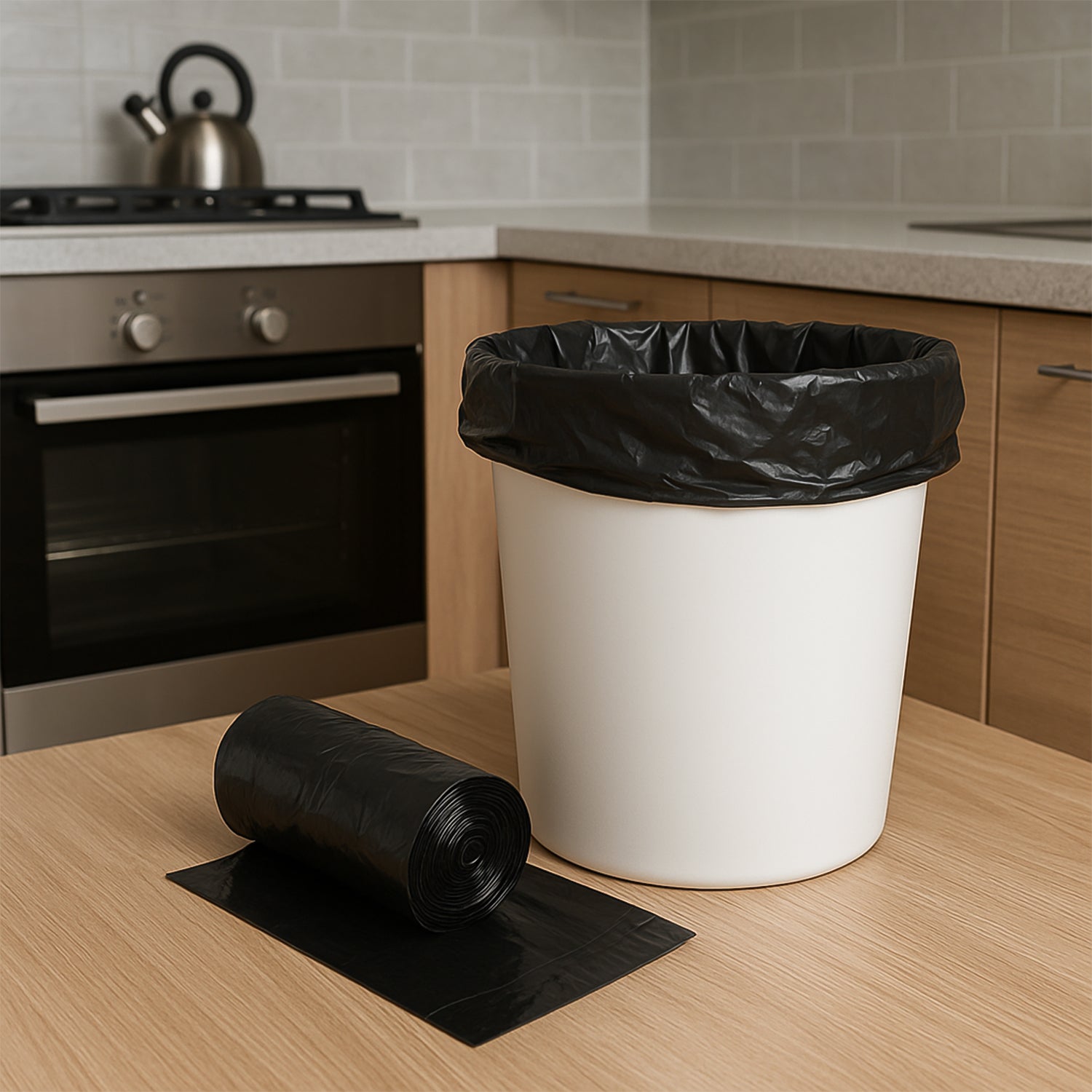 Garbage Bags Roll 45 X 45 Cm (1 Pc  Mix Color) - Zidbik