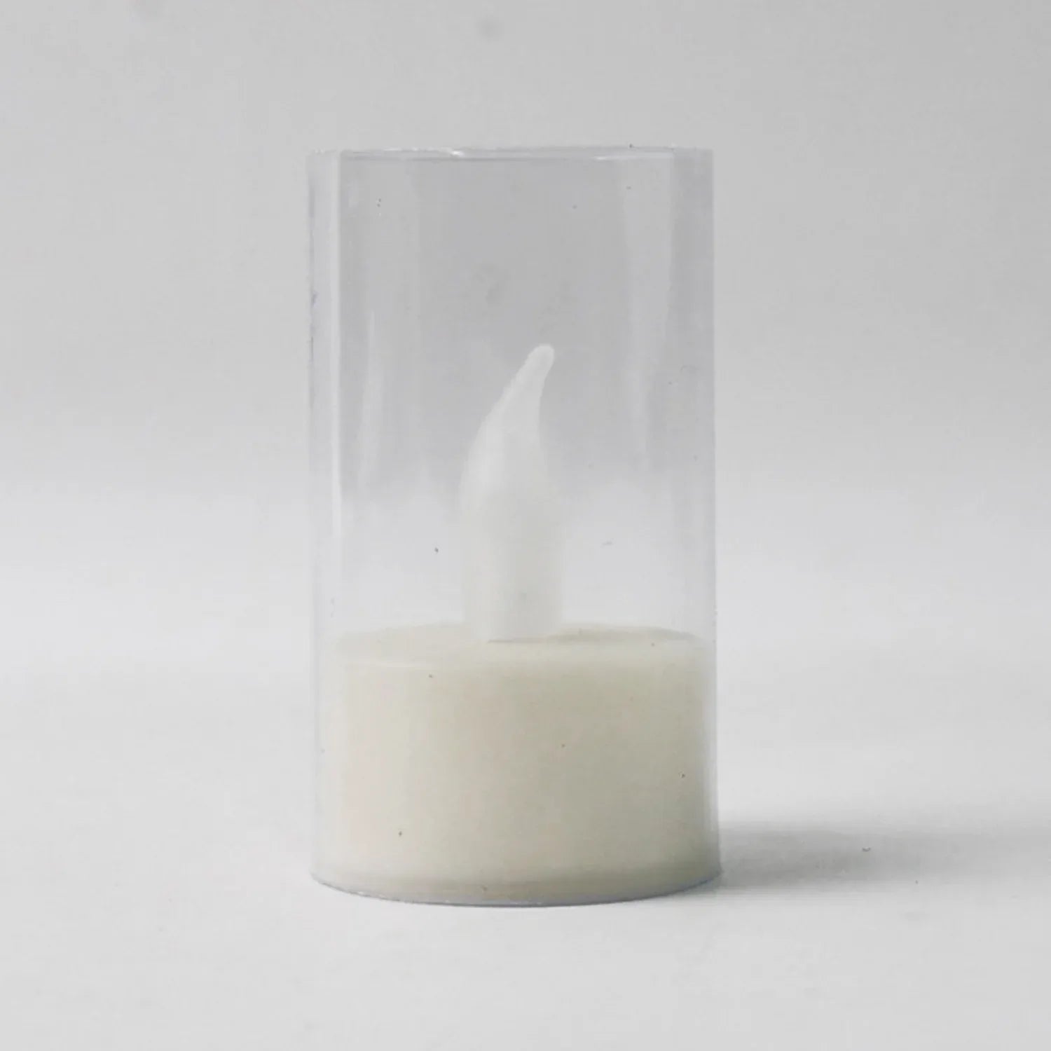 Flameless Candles With Transparent Plastic Covers Set Of 24 Pcs Led - Zidbik