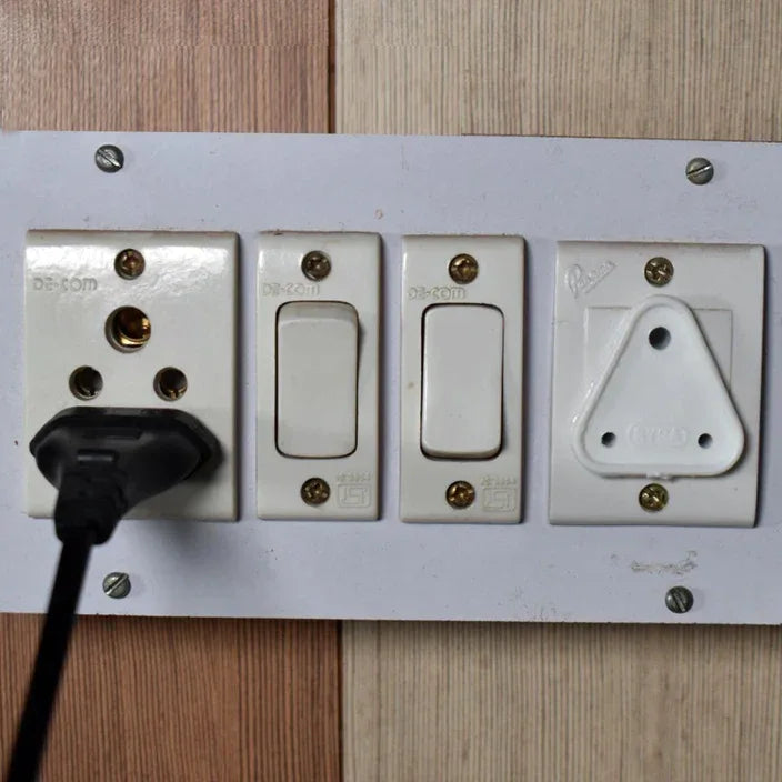 1401 Baby Safety Big Electrical Socket Cover Outlet Plug Protector For Child Proofing In Home School Office (6pc Set) - Zidbik