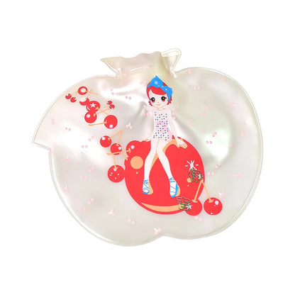 7235 Apple Hot Water Bottle Bag For Pain Relief - Zidbik