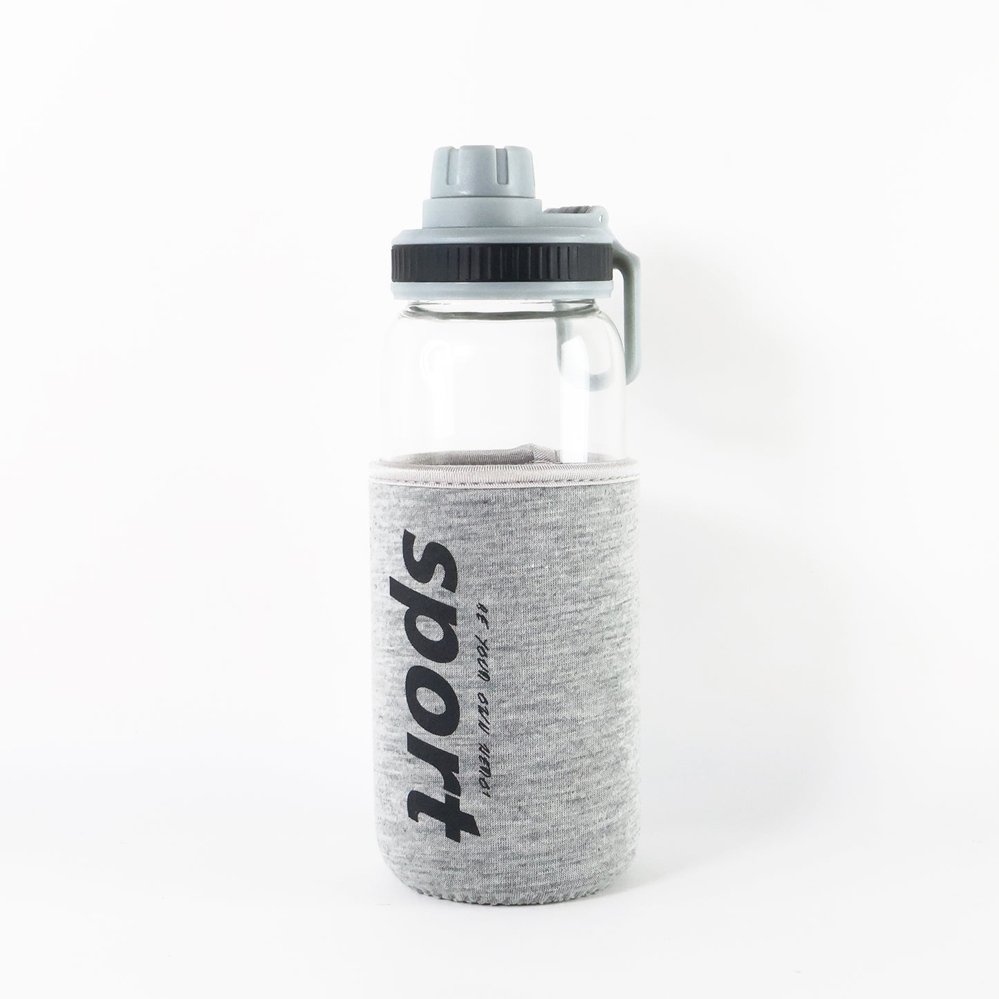 Sports Water Bottle With Protective Sleeve - (1 Pc  700 Ml) - Zidbik