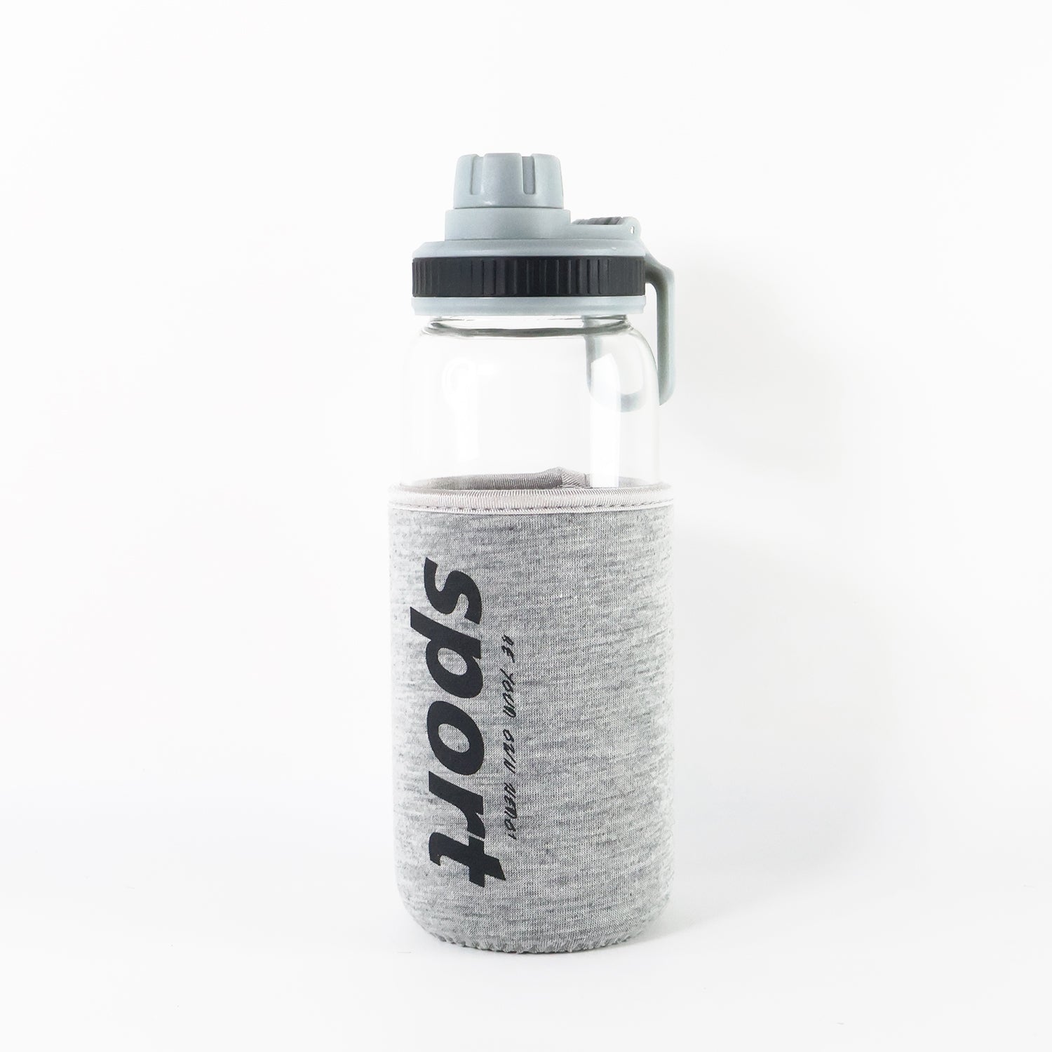Sports Water Bottle With Protective Sleeve - (1 Pc  700 Ml) - Zidbik