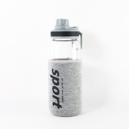 Sports Water Bottle With Protective Sleeve - (1 Pc  700 Ml) - Zidbik