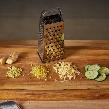 Supermom Premium 5-in-1 Stainless Steel Grater And Slicer - Zidbik