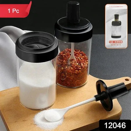Spice Box Glass Jars Multipurpose Masala Seasoning Box Set (1 Pc) - Zidbik