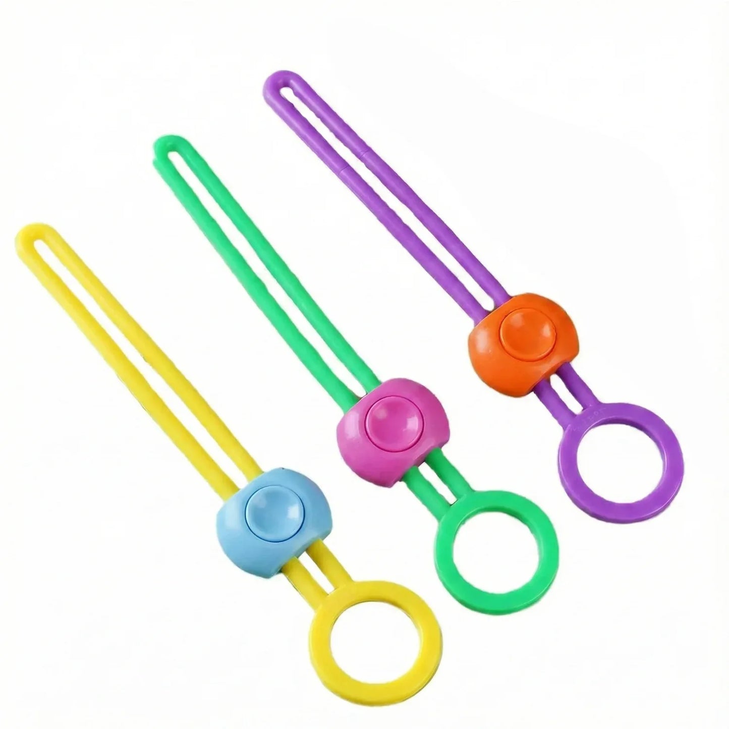 Reusable Silicone Food Bag Sealing Clips With Lock For Kitchen Storage ( 3 Pc) - Zidbik
