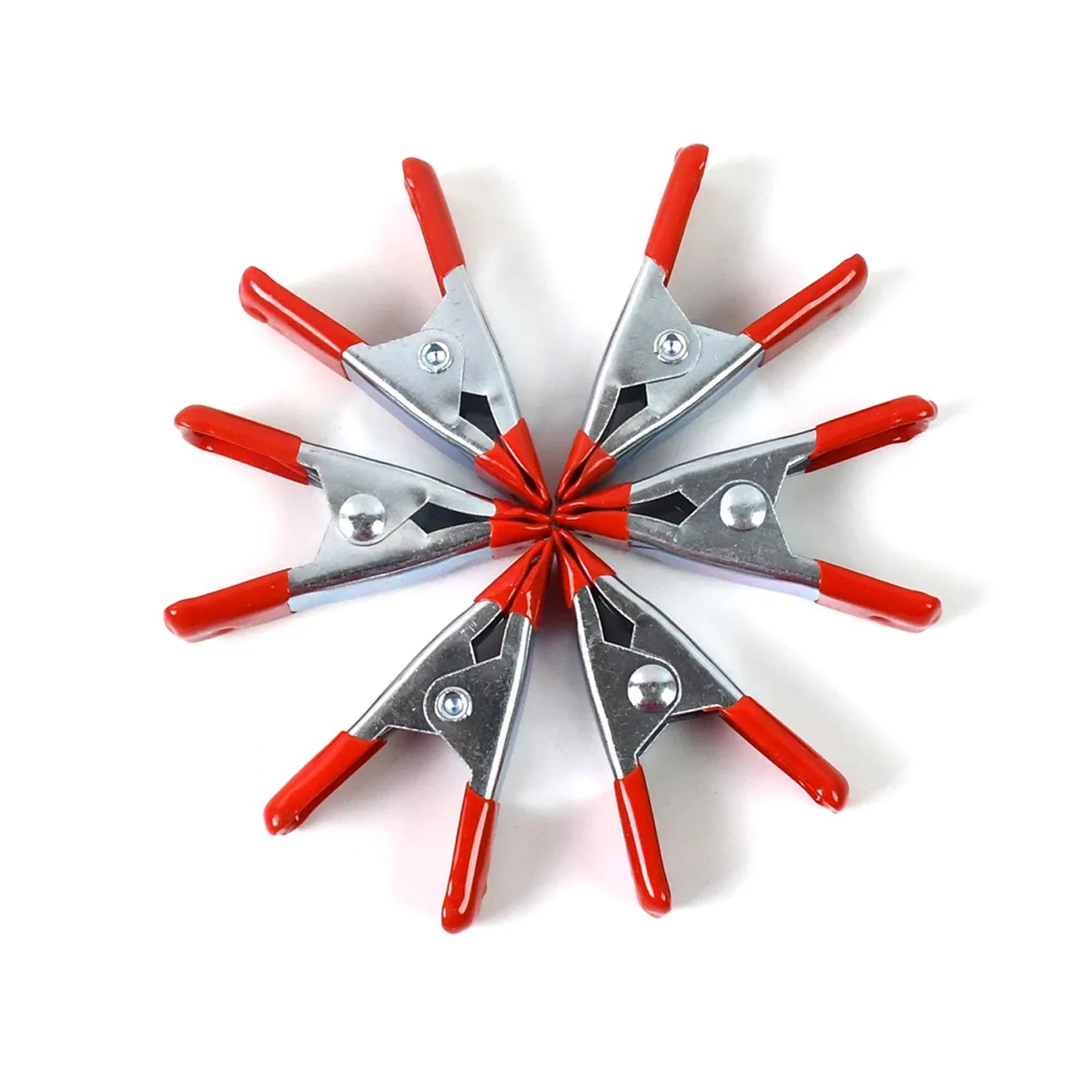 2 Inch Heavy Duty Spring Metal Spring Clamps (6 Pcs Set) - Zidbik