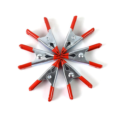 2 Inch Heavy Duty Spring Metal Spring Clamps (6 Pcs Set) - Zidbik