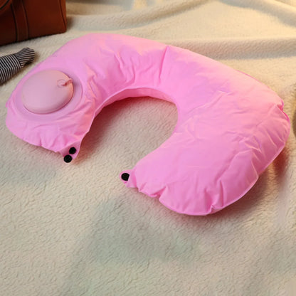 Inflatable Travel Neck Pillow (1 Pc) - Zidbik