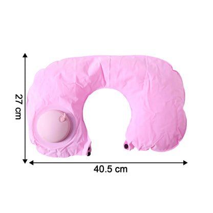 Inflatable Travel Neck Pillow (1 Pc) - Zidbik