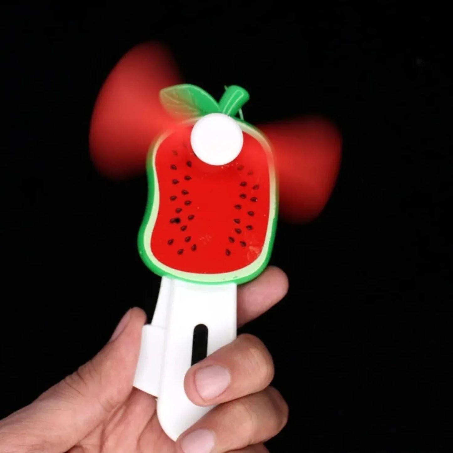 Mini Hand Pressure Fruit-shaped Fan For Kids (1 Pc Mix Design) - Zidbik