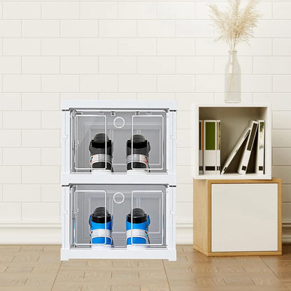 Stackable Multifunctional Storage For Clothes Foldable Drawer Shelf Basket Utility Cart Rack Storage Organizer Cart For Kitchen Pantry Closet Bedroom Bathroom Laundry (2 Layer 1 Pc) - Zidbik
