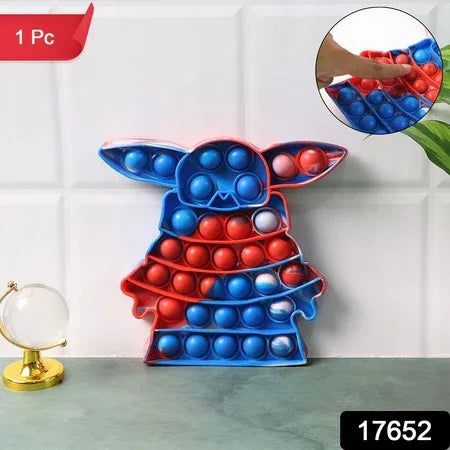 Premium Cartoon Shape Silicone Pop It Fidget Toy (1 Pc) - Zidbik