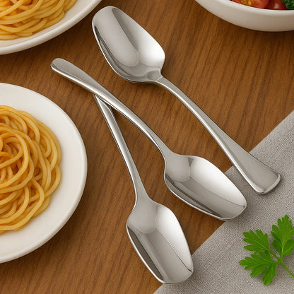 Stainless Steel Ice-cream Spoon - (3 Pc Set) - Zidbik