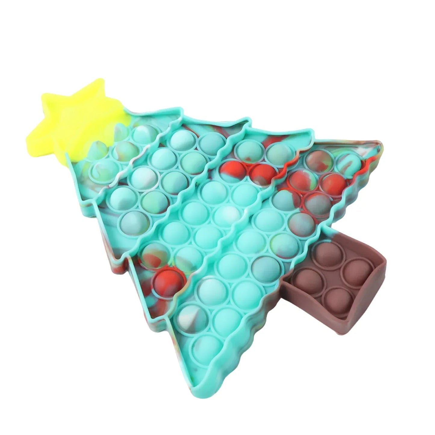 Premium Tree Shape Silicone Pop It Fidget Toy (1 Pc) - Zidbik