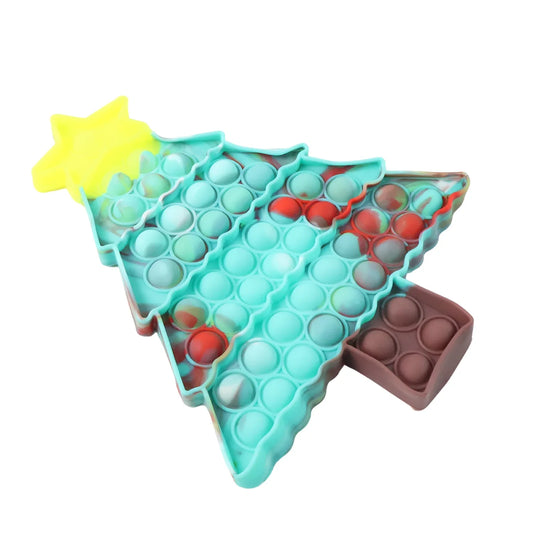 Premium Tree Shape Silicone Pop It Fidget Toy (1 Pc) - Zidbik