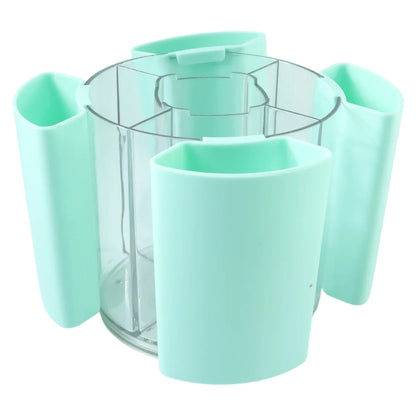 Multipurpose 5 Compartment Rotating Pen Holder (1 Pc) - Zidbik