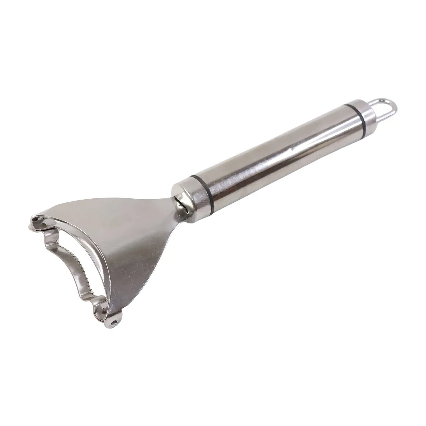 Stainless Steel Fruit Vegetable Peeler With Serrated Blade (1 Pc) - Zidbik