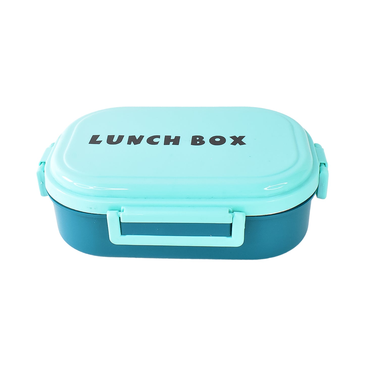 3 In 1 Spicy Bite Stainless Steel Lunch Box With Plastic Small Box  Spoon (1 Set) - Zidbik