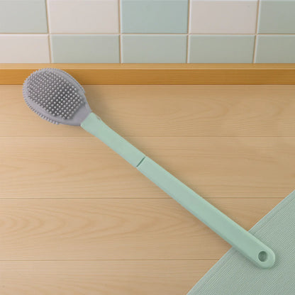 Flexible Silicone Toilet Cleaning Brush Set - Zidbik