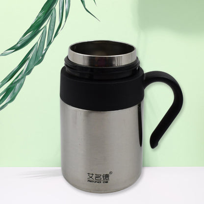 Stainless Steel Mug  Bottle Vacuum Insulated Cup With Handle  Small Cup (420 Ml) - Zidbik