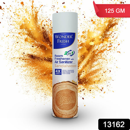 Fresh Air Freshener Spray Sandalwood Fragrance Long Lasting Sandalwood Air Freshener for Home & Office (Mix Fragrance 125 Gm) - Zidbik