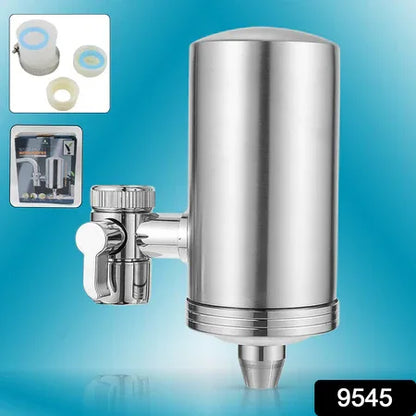 304 Stainless Steel Faucet Mount Water Filter Water Purifier (1 Set) - Zidbik