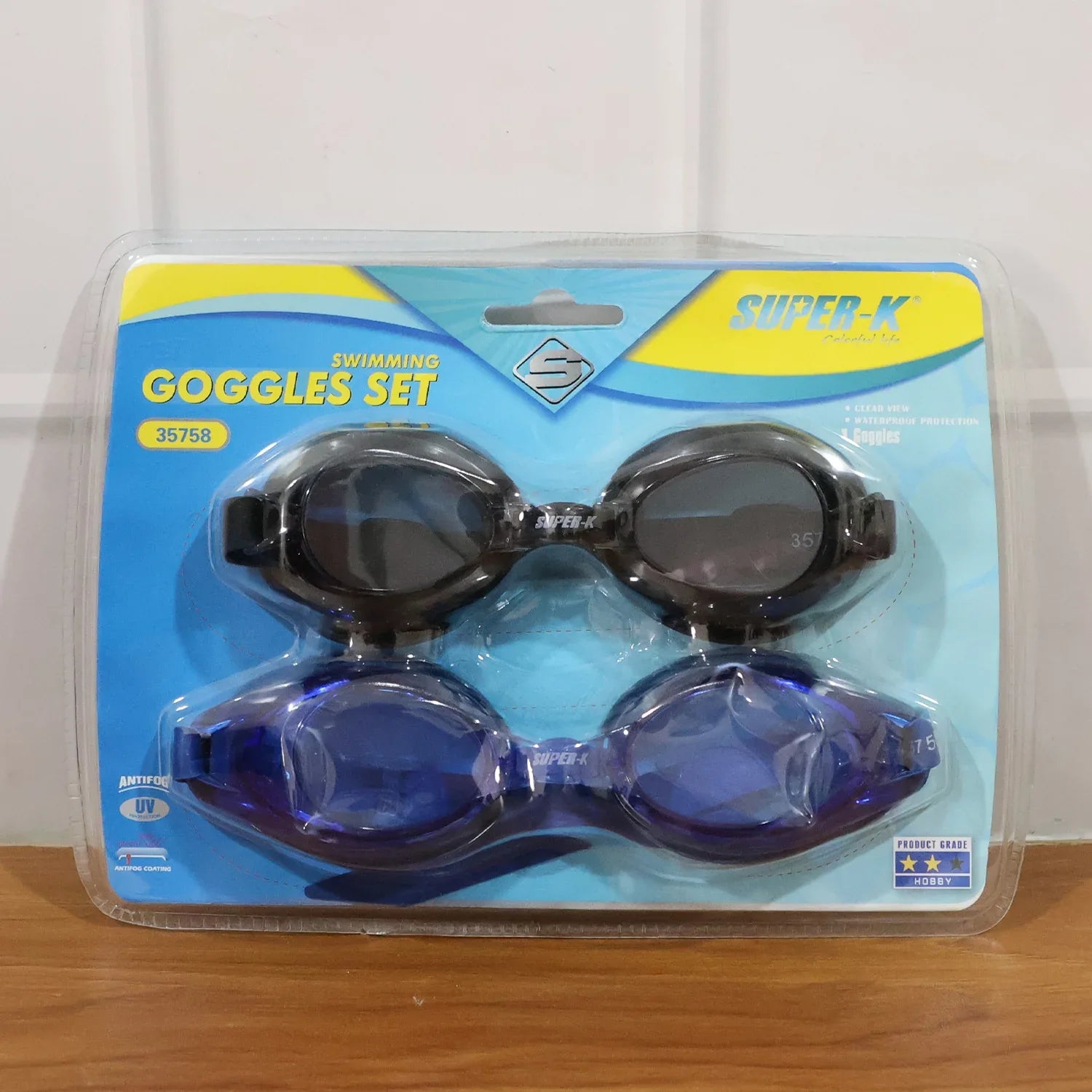 Swimming Goggles Set (2 Pieces Set) - Zidbik