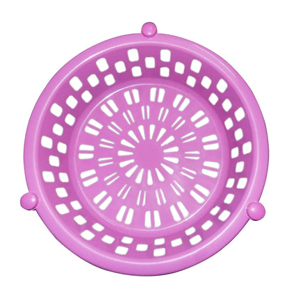 2507 Round Multipurpose Plastic Storage Rack Organiser - Zidbik
