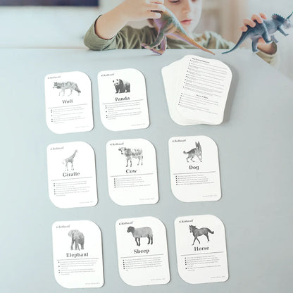 Kidkraft 32-piece Animal Flash Cards Set - Zidbik