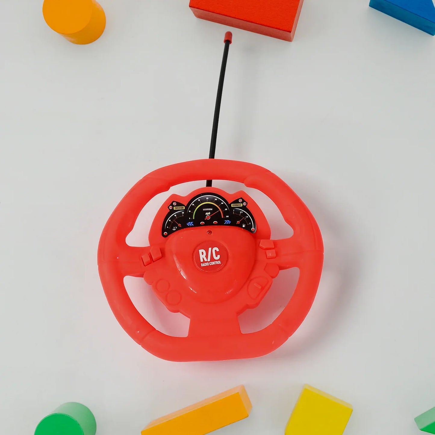 17927 Plastic Remote Control Car Remote Control Racing Car With Two Function Backward And Forward. Handle Design Remote. Best Birthday Gift Birthday Return Gift With Rechargeable Battery For Car - Zidbik