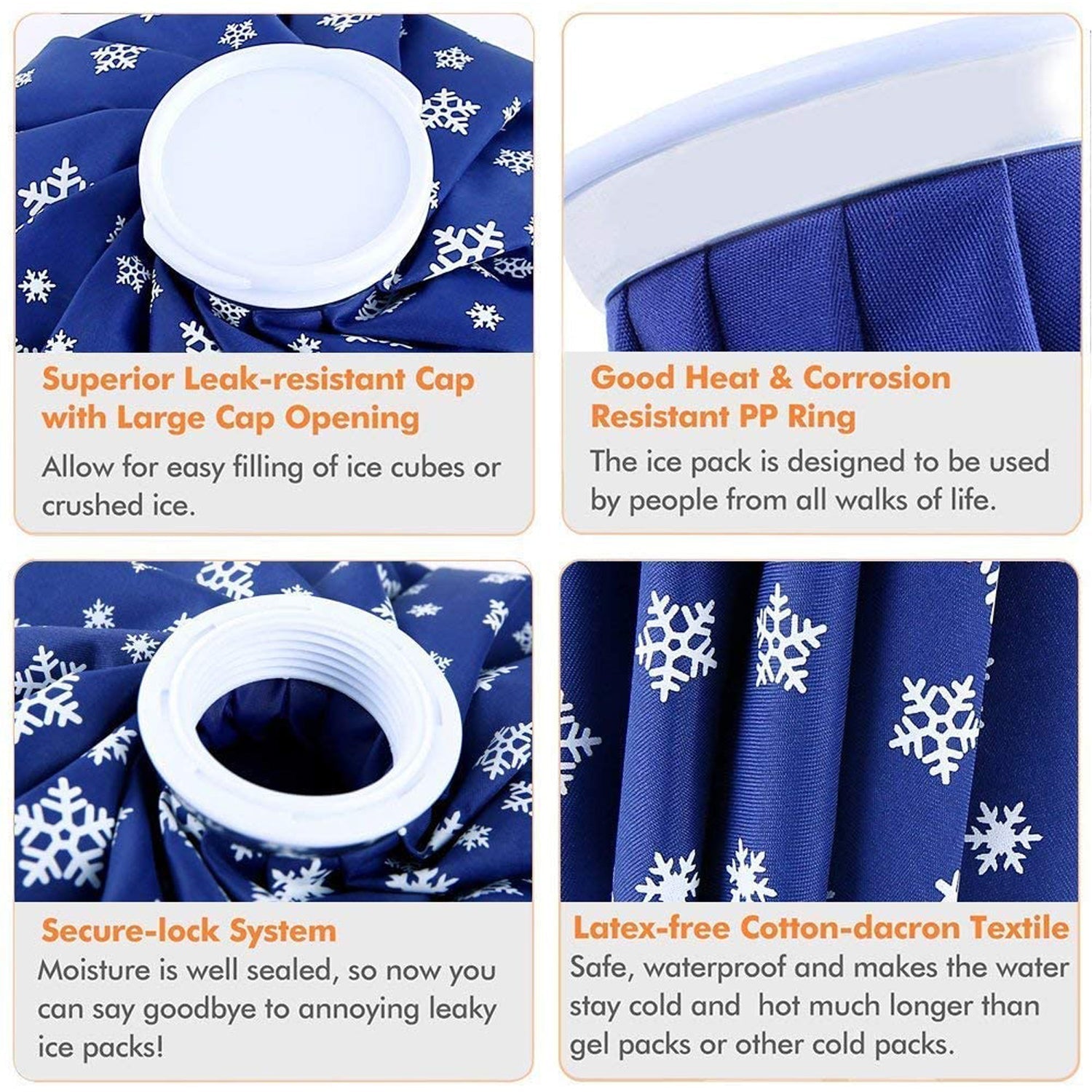 6165 Pain Reliever Ice Bag Used To Overcome Joints Pain In Body. - Zidbik