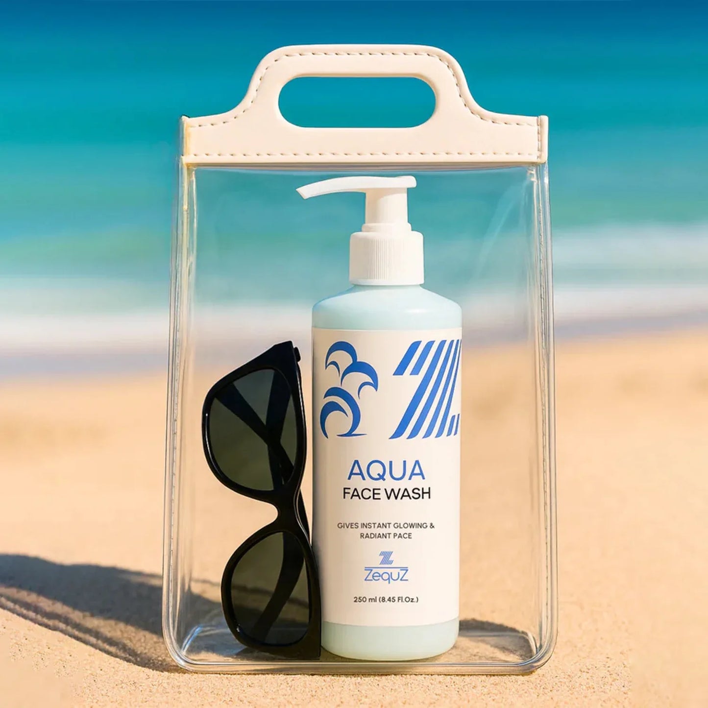 Zequz Hydrating Aqua Face Wash - (1 Pc 250 Ml) - Zidbik