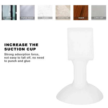 Self-sucking Silicone Door Stopper (1 Pc Mix Color) - Zidbik