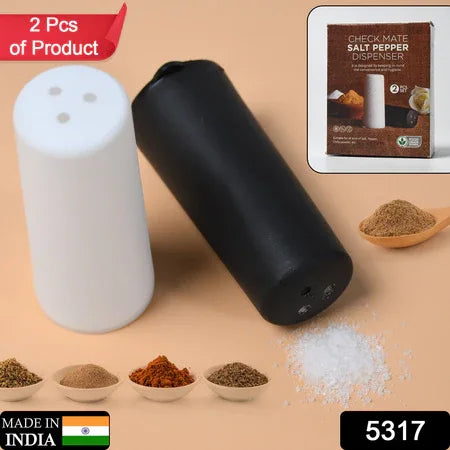 5317  Salt Pepper Dispenser Dining Table Spice Storing Use  New Look Dispenser For Home  Hotel Use - Zidbik