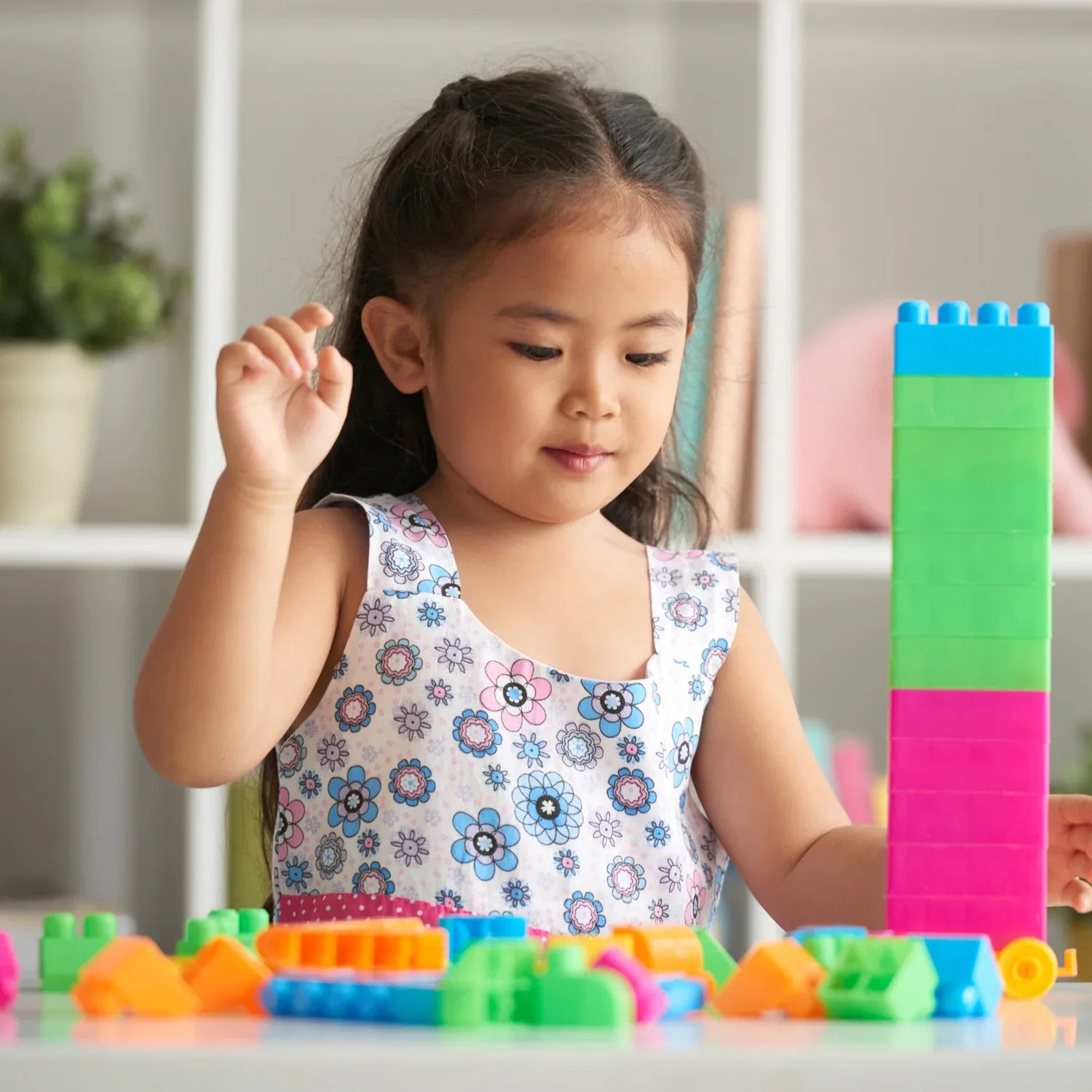 8094 Blocks Set For Kids Play Fun And Learning Blocks For Kids Games For Children Block Game Puzzles Set Boys Children (Multicolor 60 Bricks Blocks) - Zidbik