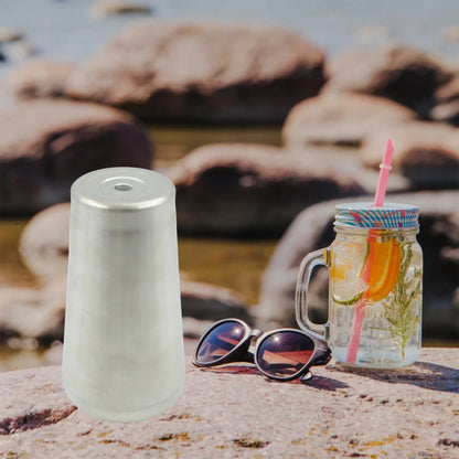 5780 Stainless Steel Vacuum Insulated Travel Mug Glass Reusable Water Glassserving Unbreakable Drinking Glasses Plain Design For Everyday Use Drinks Water Tea Mug Outdoor Home Office (1 Pc) - Zidbik