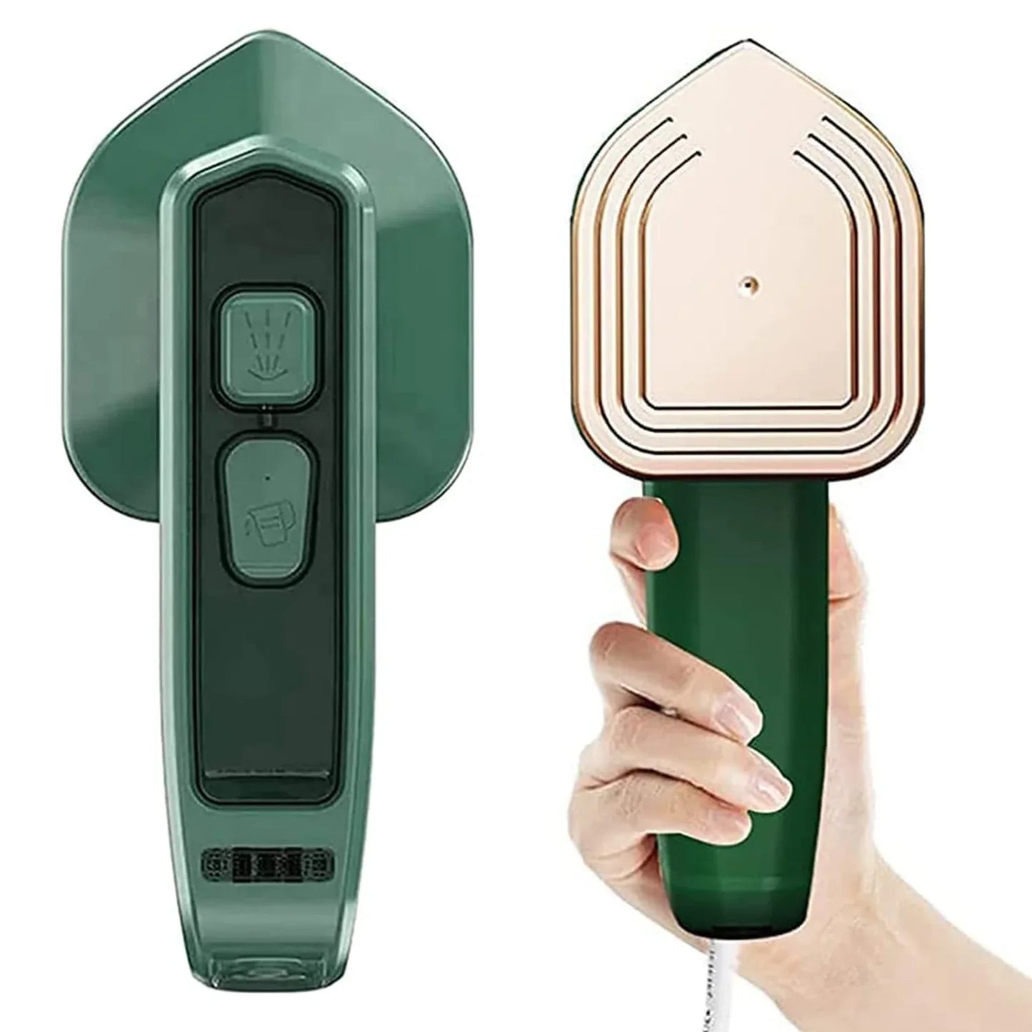 0312 Mini Steam Iron Handheld Garment Steamer For Clothes - Portable Travel Household Ironing Machine Fast Heat Up Powerful Steam Compact Design For Travel And Home Quilting Sewing Iron Useful Gifts For Family Members Friends Birthday (1 Pc) - Zidbik