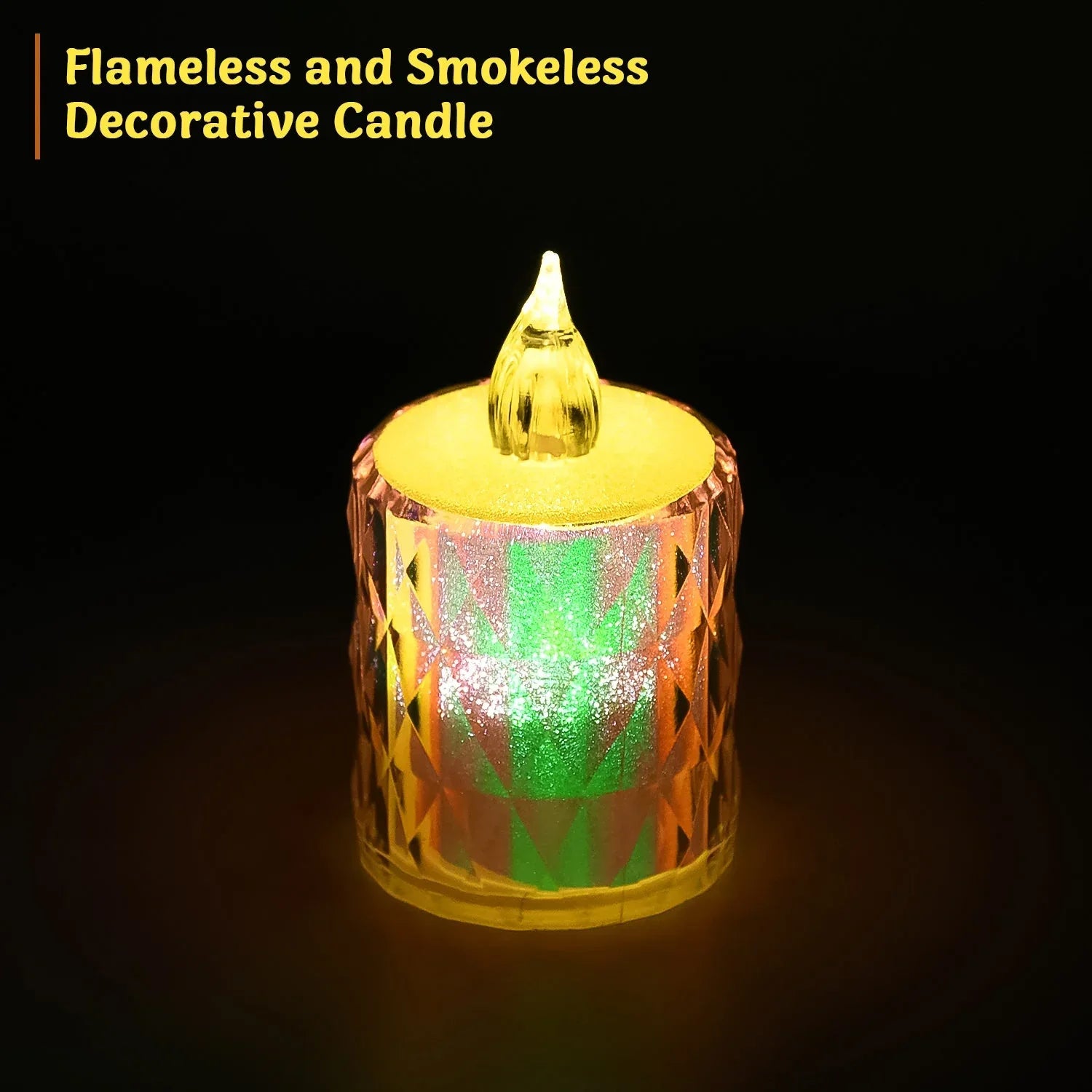 Festive Lighting For Any Occasion 12 Pack Led Tealight Candles - Zidbik